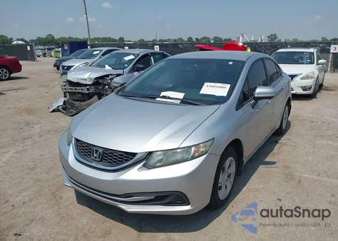 2014 Honda Civic Lx из США, поврежденный, VIN 19XFB2F59EE078214
